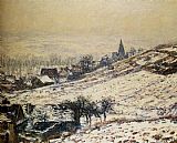 Claude Monet Winter At Giverny painting